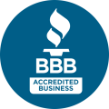 Better Business Bureau badge for Modern Decks and Vinyl Fences.